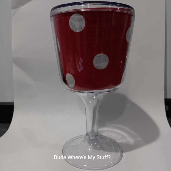 NC STATE WOLFPACK PLASTIC GOBLET - HOLDS 14 OUNCES - STANDS 7" TALL - EMBROIRDED - Picture 5 of 5